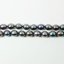 Black Peacock Tahitian 5mm Pearl Beaded Necklace