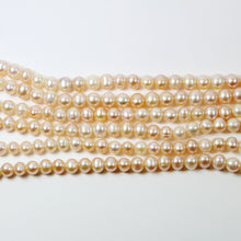 Dainty Peach Freshwater Pearl Necklace