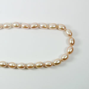 Pale Pink Cultured Pearl Necklace