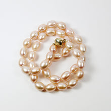 Pale Pink Cultured Pearl Necklace