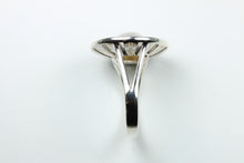 Sterling Silver Marcasite and Pearl Ring