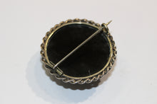 Victorian Agate Mourning Brooch