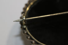 Victorian Agate Mourning Brooch