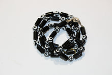 Onyx and Vintage Glass Necklace