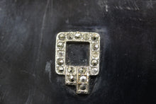 Vintage 1940's Black Enamel Compact