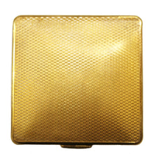 Vintage 1940's Black Enamel Compact