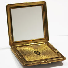 Vintage 1940's Black Enamel Compact