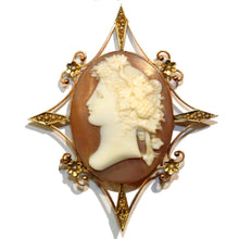 Georgian Seed Pearl Cameo