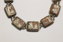 Victorian Silver Cameo Bracelet