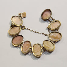 Antique 9ct Yellow Gold Conch Shell Cameo Bracelet