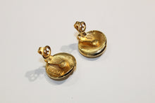 Vintage Costume Gold Clip-ons