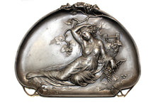 Pewter Art Nouveau Platter