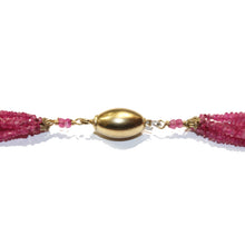 Ruby Multi-Strand Beaded Necklace