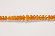 Faceted Mandarin Garnet Necklace