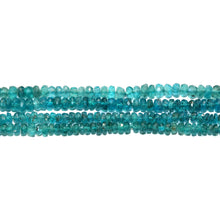 Blue Apatite Graduated Multi-Strand Beaded Necklace