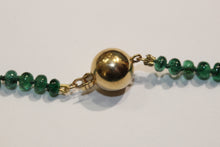 Graduated Forest Green Emerald Necklace