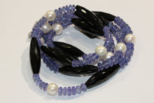 Tanzanite, Pearl and Spinel Necklace