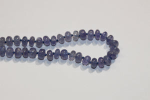 Graduated Light Purple Tanzanite Necklace
