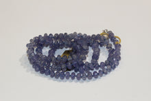 Graduated Light Purple Tanzanite Necklace