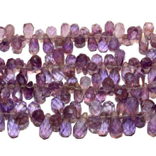 Faceted Drop Amethyst Necklace