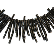 Natural Black Branch Coral Necklace