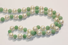 Jadeite, Pearl and Spinel Necklace