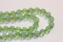 Vintage Vaseline Glass Necklace