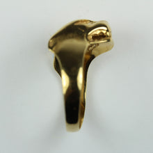 9ct Yellow Gold Panther Mens Ring