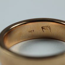 18ct Rose Gold Band Men's Ring