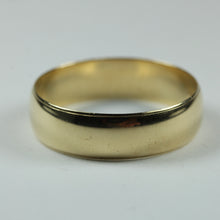 Large 9ct Yellow Gold Band Mens Ring