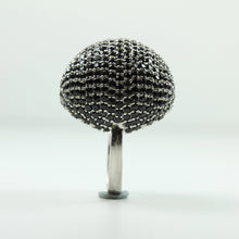 Sterling Silver Sapphire Ball Ring