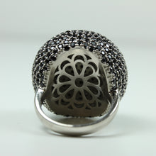 Sterling Silver Sapphire Ball Ring