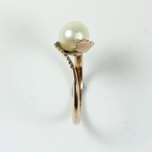 Elegant 9ct Yellow Gold Cultured Pearl Ring