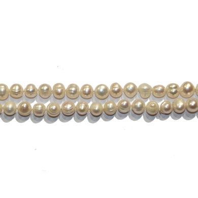 Vintage Semi-Baroque Cultured Pearl Necklace