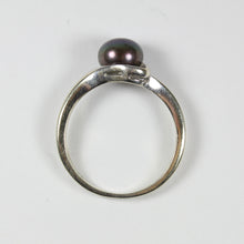 9ct White Gold Tahitian Pearl Ring