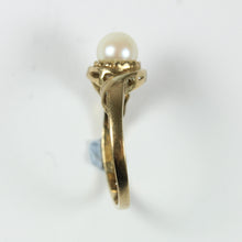 9ct Yellow Gold Cultured Pearl Ring