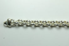 Sterling Silver Oval Linked Bracelet