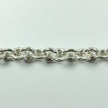 Sterling Silver Oval Linked Bracelet