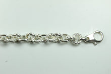 Sterling Silver Oval Linked Bracelet