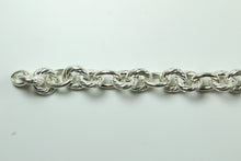 Sterling Silver Oval Linked Bracelet
