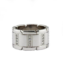 18ct White Gold Diamond Cartier Style Ring