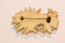 Victorian Ivory Wheat Sheaf Brooch