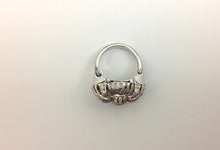 Diamond Bow Ring Art Deco Revival
