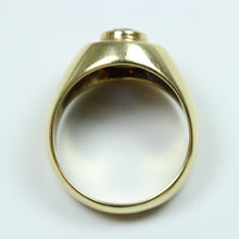 Retro 14ct Yellow Gold 1.24ct Sapphire and Diamond Ring