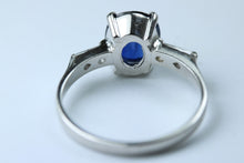 9ct White Gold 2.28ct Kyanite and Diamond Dress Ring