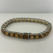 Sterling Silver Mexican Fire Opal Bracelet