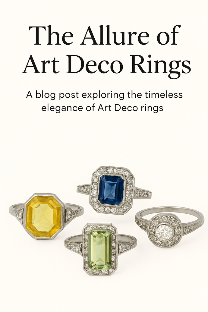 What's TRENDING at Tresors: The Enduring Allure of the Art Deco Ring