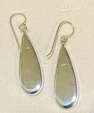 Sterling Silver Abalone Shell Drop Earrings – 34mm