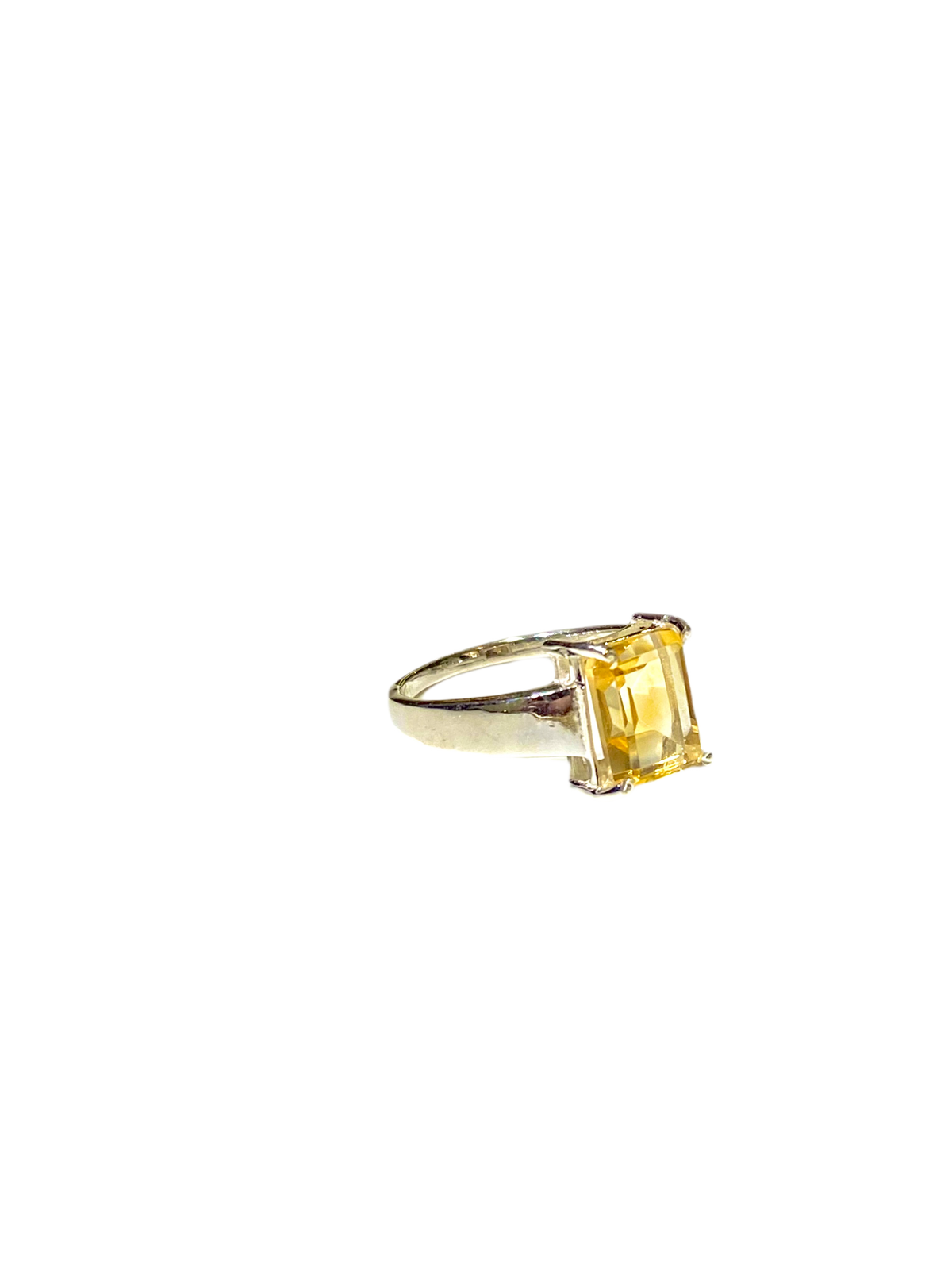 Citrine Ring in Sterling Silver