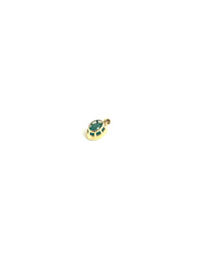Emerald 9ct Gold Pendant